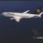 Bund Karte Lufthansa Boing SST Berlin Motiv Brandenburger Autogramme Flugkapitän