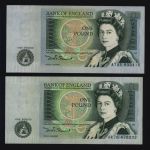 Lot Geldscheine Banknote British Armed Forces 2.-6. Generation meist I. UNC
