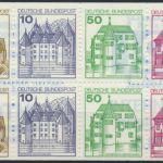 Bund Markenheftchen MH 23 a-e Burgen & Schlösser 1980 alle 5 Typen Kat 70,00