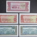 10 Geldscheine Banknoten Volksrepublik Laos P-25-P-30 1-100 Kip bankfrisch UNC