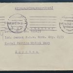 Kriegsgefangenen KGF Post 2 Briefe ab Düsseldorf nach Egypten einmal kpl. mit