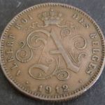 Münze Belgien Belgium 2 Centimes 1912 sehr schön VF