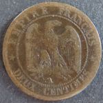 Münze Frankreich France 2 Centimes 1856 schön F Napoleon III.