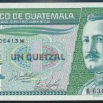 Geldschein Banknote Guatemala 1 Quetzal 1988 P-66 bankfrisch UNC