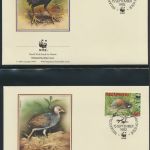 WWF Tonga 233-236 Niuafo'ou Großfußhuhn Tiere Vögel kpl. Kapitel bestehend