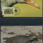 WWF Cocos Island 267-270 Tiere Vögel Keeling-Bindenralle kpl. Kapitel bestehend