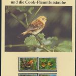 WWF Cook Island 1278-1281 Vögel Rarotonga-Fliegenschnäpper kpl. Kapitel besteh