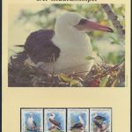 WWF Weihnachtsinsel 303-306 Tiere Vögel Der Graufußtölpel kpl. Kapitel bestehend