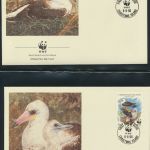WWF Weihnachtsinsel 303-306 Tiere Vögel Der Graufußtölpel kpl. Kapitel bestehend