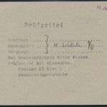 Kiel Post Postsache 2 verschied. Belege 1969 Schleswig Holstein Prüfzettel u.a