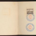 Böhmen & Mähren Briefmarken-Ausstellung Slatinian 3 Klappkarten Tiere Reh Wild