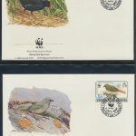 WWF Tristan da Cunha 513-516 Vögel Teichhuhn und Ammer kpl. Kapitel bestehend