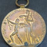 Münze Medaille Österreich Zur Schillerfeier Die Frauen Wiens sign. Schwartz ss