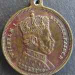 Medaille 1887 Wilhelm I. Deutscher Kaiser 90. Geburtstag