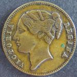 Münze Medaille Großbritannien 1837 - Token Victoria Regina to Hanover Kupfer ss