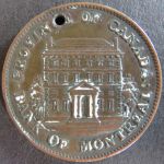 Großbritannien 1844 - Token Province of Canada Montreal Half Penny Kupfer ss
