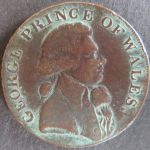 Großbritannien 1794 - Half Penny Token George Prince of Wales Essex Warley ss