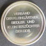 Medaille 1989 Verband der Kleingärtner VKSK DDR 30. Jahrestag stgl