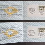 2 Gedenkkarten Königlich Bayerische Postkutscher Regensburg SST 1995
