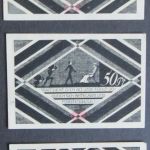 3 Notgeldscheine Stadt Hasloh 25Pf-75Pf 1920 Grabowski 584.1