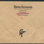 All. Besetzung Firmen Brief ab Saarbrücken mit K2 Gebühr bezahlt vom 30.3.1946