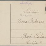 Ansichtskarte Künstlerkarte Rethen nach Bad Salzuflen 1917 Pfingsten Waldsee Reh