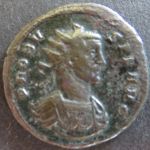 Römische Münze Probus 276-282 Antoninian RS Trophäe zwischen zwei Gefangenen s