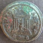 Römische Münze Probus 276-282 Antoninian RS Tempel etwas Patina s