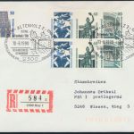 Bund R - Brief ex. HB 31 Zusammendruck SST Festtage Altenholz 90 Eiderkanal
