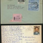 Äthiopien Brief Einschreiben MIF 239X Paar + 313 Addis Ababa nach New York