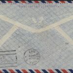 Österreich Brief Luftpost Zensur MIF 742+750+767+802+835 Wien nach New York