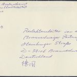 Asia Letter Brief China Luftpost MIF 2068+2318+2355 nach Braunschweig