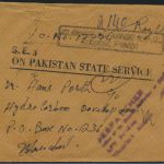 Brief Pakistan Dienstpost 124+ 137 Paar+ 140 Islamabad 18.10.1988