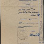 Besetzung Postsache PrüfungsvermerkPostscheckkonto Landpoststempel Zarpen Lübeck