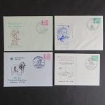 Briefe und Karten Sammlung Motiv Hunde DDR mit inter. Vielfalt 7 Stück dabei