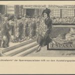 Reich Privatganzsache PP126C12 Künstler Peters Briefmarken Ausstellung Düsseldor