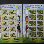 Großbritannien Jersey Kleinbogensatz 1377-82 Tiere Zugvögel Luxus