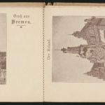 Ansichtskarte Bremen Leporello mit 12 Karten im Jugendstil Verlag Alb. Rosenthal