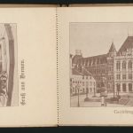 Ansichtskarte Bremen Leporello mit 12 Karten im Jugendstil Verlag Alb. Rosenthal