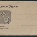 Ansichtskarten Schönes Bremen 8 Postkarten Kupfertiefdruch mit Originalumschlag