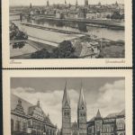 Ansichtskarten Schönes Bremen 8 Postkarten Kupfertiefdruch mit Originalumschlag