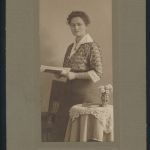 Original Fotoplatte Martha Klose Atelier Adolf Richter Leipzig Lindenau