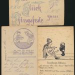 11 Feldpost Ansichtskarten Regiment 15 alle handgemalt I. Weltkrieg nach Essen
