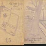 11 Feldpost Ansichtskarten Regiment 15 alle handgemalt I. Weltkrieg nach Essen