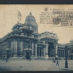 Belgien Sport SST Turnfest Gymnastik Brüssel Ansichtskarte Palais de Justice