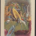 Frankreich Litographie Illustration Fables de Lafotaine von Gustave DORE 3 Stück