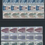 Bund Sehenswürdigkeiten kpl Satz 5er-Streifen gerader Nr. postfrisch MNH 162,00
