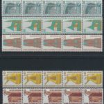 Bund Sehenswürdigkeiten kpl Satz 5er-Streifen gerader Nr. postfrisch MNH 162,00