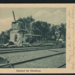 Ansichtskarte Dünaburg Bahnhof Daugavpils Lettland R3 Feldpost n. Hastenstein