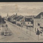 Foto Ansichtskarte Insterburg Hindenburgstr. Tschernjachowsk Russland Feldpost